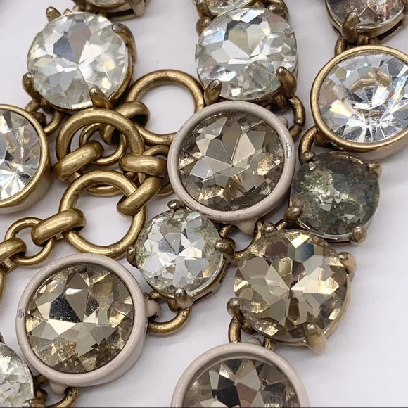 J. Crew Taupe Brulee Crystal Necklace - Picture 5 of 9